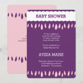 Babydusche Einladung (Vorne/Hinten)