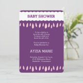 Babydusche Einladung (Stehend Vorderseite)