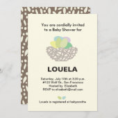 Babydusche Einladung (Vorne/Hinten)