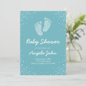 Babydusche Einladung (Stehend Vorderseite)
