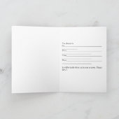 Babydusche Einladung Blau & Grün mit Carriage (Innenseite)