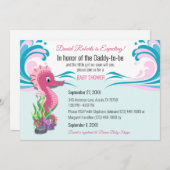 Babydusche Einladung für "Daddy-to-be erwartende G (Vorne/Hinten)