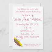 Babydusche - Einladung für Kleinkinder (Rückseite)