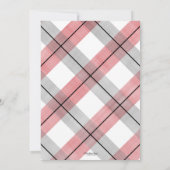 Babydusche Einladung kleiner Mann grau (Rückseite)