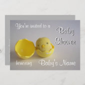 Babydusche Einladung Vorlage (Vorne/Hinten)