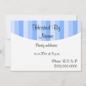 Babydusche Einladung Vorlage (Rückseite)