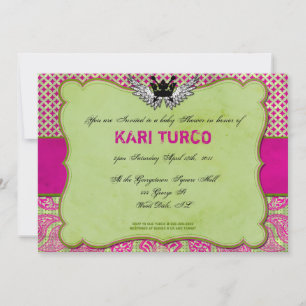 Babydusche Einladung Whimsisch Urban & Angesagt!