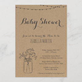 Babydusche Einladung zur Kraft-Hintergrund