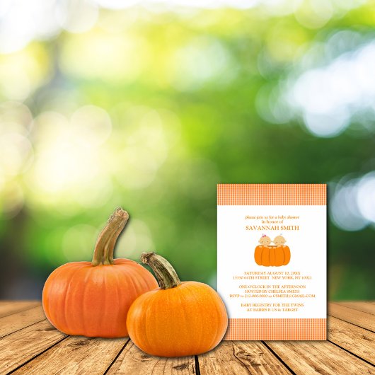 Babydusche Einladungen für Zwillingsbabys