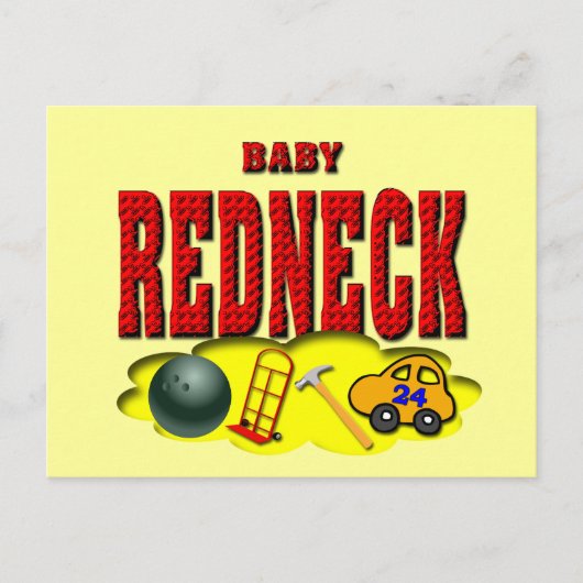 Babydusche Einladungspostkarte (Vorderseite)