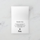 Babydusche Elefant Danke, Karten, rosa Karte (Innenseite)