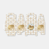 Babydusche Elephant Mama und Baby Geschenkschachtel (Ungefaltet)