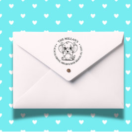 Babydusche Elephant Thema Permastempel