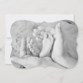 Babydusche erwartet das Schicksal des Party Einladung (Rückseite)