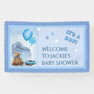 Babydusche Es ist ein Junge! Banner