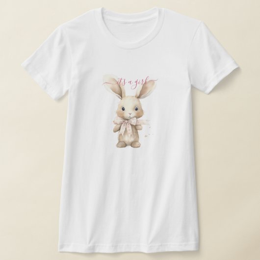 Babydusche Es ist ein Mädchen T-Shirt (Ablage )