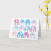 Babydusche - Es ist eine Girl-Grüße-Karte Karte (Gelbe Blume)