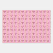 Babydusche Es ist eine Girl Pink Birds Geschenkpapier Set (Vorderseite 2)