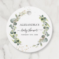 Babydusche Eucalyptus Greenery Boho Rustic