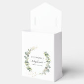 Babydusche Eucalyptus Greenery Boho Rustic Geschenkschachtel (Geöffnet)