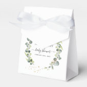 Babydusche Eucalyptus Greenery Boho Rustic Geschenkschachtel (Vorderseite)