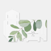 Babydusche Eucalyptus Simple White Geschenkschachtel (Ungefaltet)