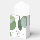Babydusche Eucalyptus Simple White Geschenkschachtel (Geöffnet)
