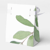 Babydusche Eucalyptus Simple White Geschenkschachtel (Rückseite)