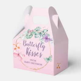 Babydusche Eukalyptus Pink Geschenkschachtel