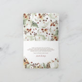 Babydusche Fall Danke Little Pumpkin (Innenseite)