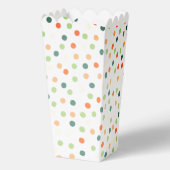 Babydusche farbenfroh Confetti Muster Geschenkschachtel (Rückseite)