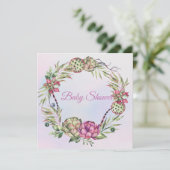 Babydusche Feiertagskarte (Stehend Vorderseite)