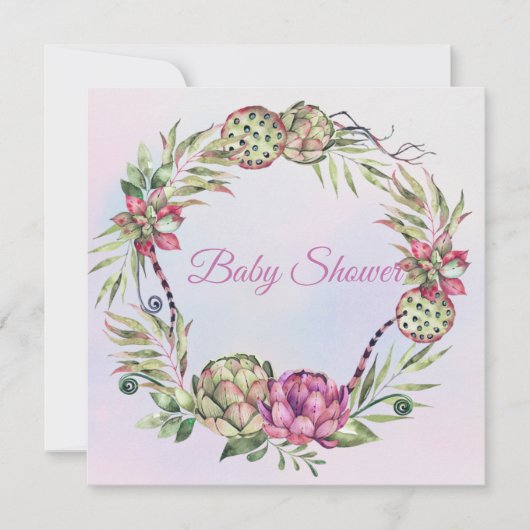 Babydusche Feiertagskarte (Vorderseite)