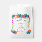 Babydusche Fiesta Floral Gastgeschenk Bag Geschenktütchen (Vorderseite)
