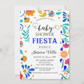 Babydusche Fiesta Mexican Folk Party Einladung (Vorderseite)