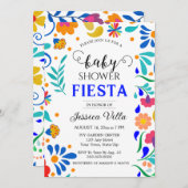 Babydusche Fiesta Mexican Folk Party Einladung (Vorne/Hinten)