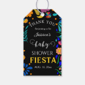 Babydusche Fiesta Mexican Gastgeschenk Geschenkmar Geschenkanhänger (Vorderseite)