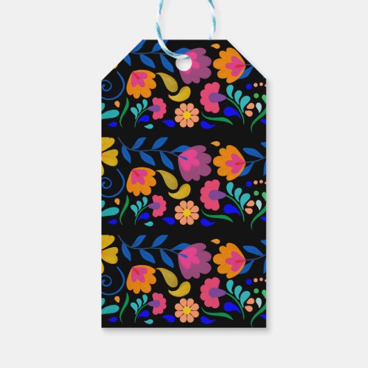 Babydusche Fiesta Mexican Gastgeschenk Geschenkmar Geschenkanhänger (Rückseite)