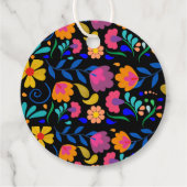 Babydusche Fiesta Mexican Gevor Round-Geschenktag Geschenkanhänger (Rückseite)