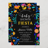 Babydusche Fiesta Mexikanische Party Einladung (Vorne/Hinten)