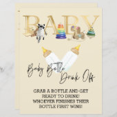 Babydusche Flasche trinken Kinderspiel (Vorne/Hinten)