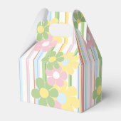 Babydusche Floral Picnic Stripes Gable Gevor Box Geschenkschachtel (Rückseite)