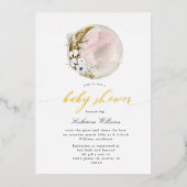 Babydusche Folieneinladung (Vorderseite)