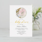 Babydusche Folieneinladung (Stehend vorne)