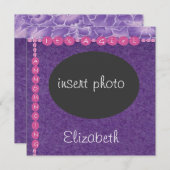 Babydusche Foto Einladung (Vorne/Hinten)