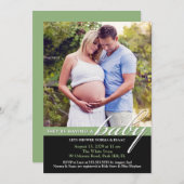 Babydusche Foto Einladung (Vorne/Hinten)