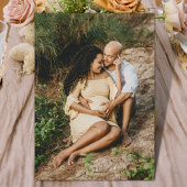 Babydusche Foto-Tafel Fotoplatte