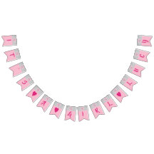 Babydusche Frack Banner Rosa/Grau Dolphin