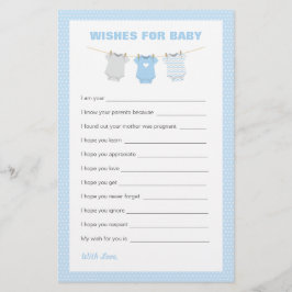 Babydusche für Baby - Blue