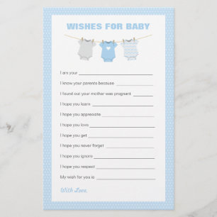 Babydusche für Baby - Blue